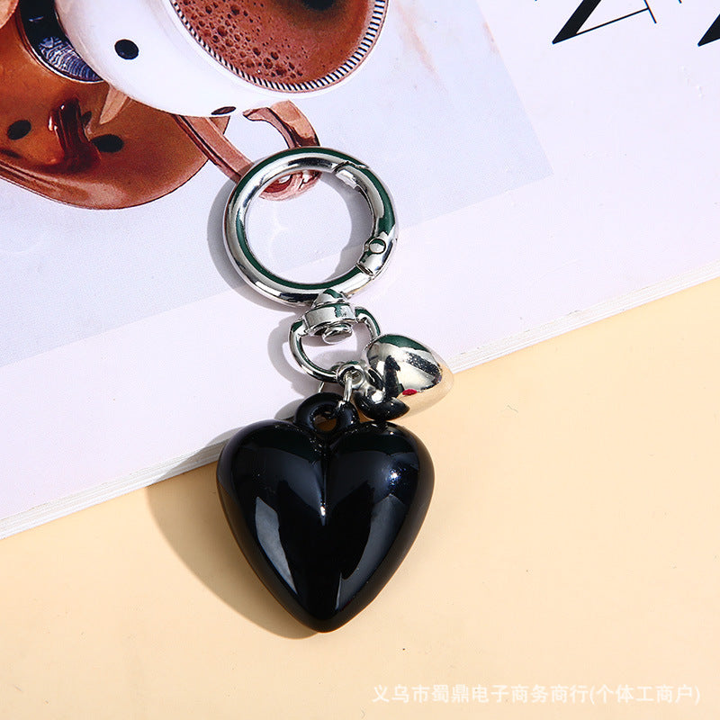 Wholesale Candy-Colored Heart KeychainMobile Phone Chain