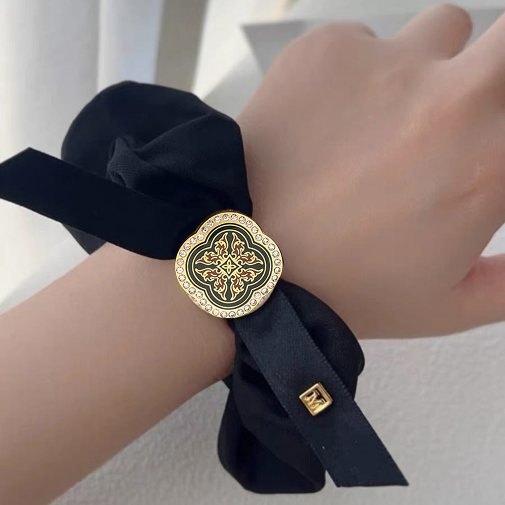 Wholesale Light Luxury Style Light Velvet Hair Rope