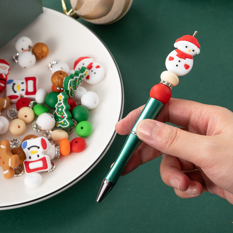 Wholesale beaded pens Christmas Bead Pen Creative DIY