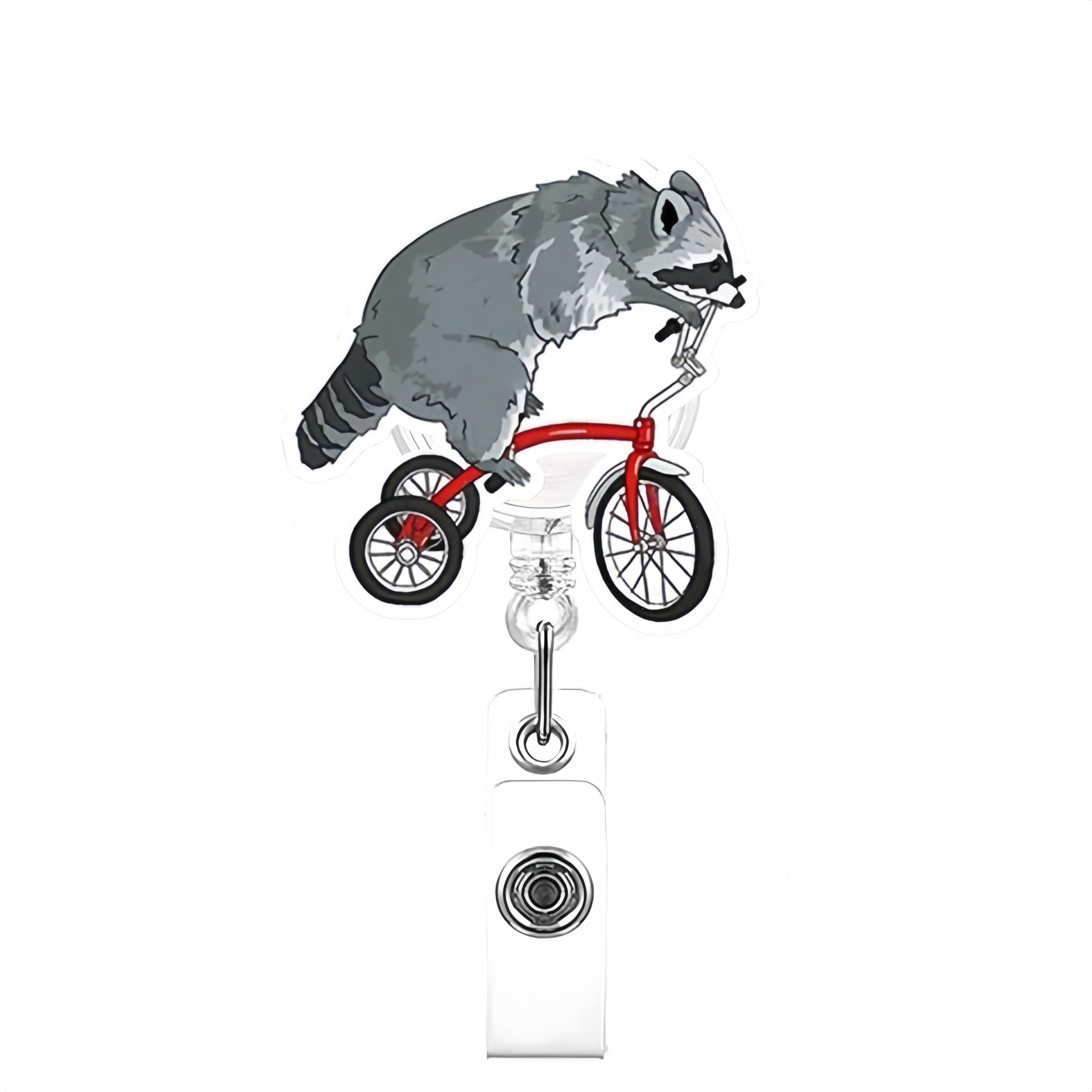 Wholesale Sparkling Raccoon Stretch Badge Reels