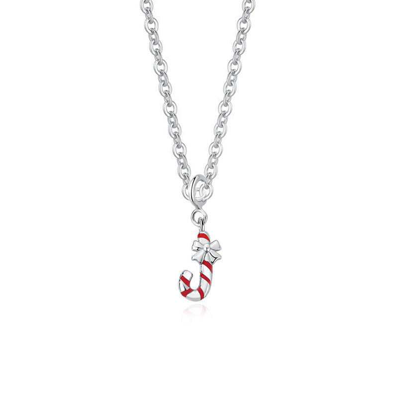 Wholesale  S925 sterling silver Christmas bell necklace