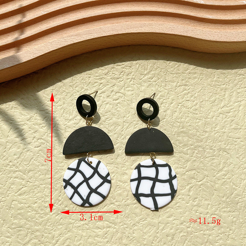 Wholesale of Autumn and Winter Clay Soft Ceramic Earrings
