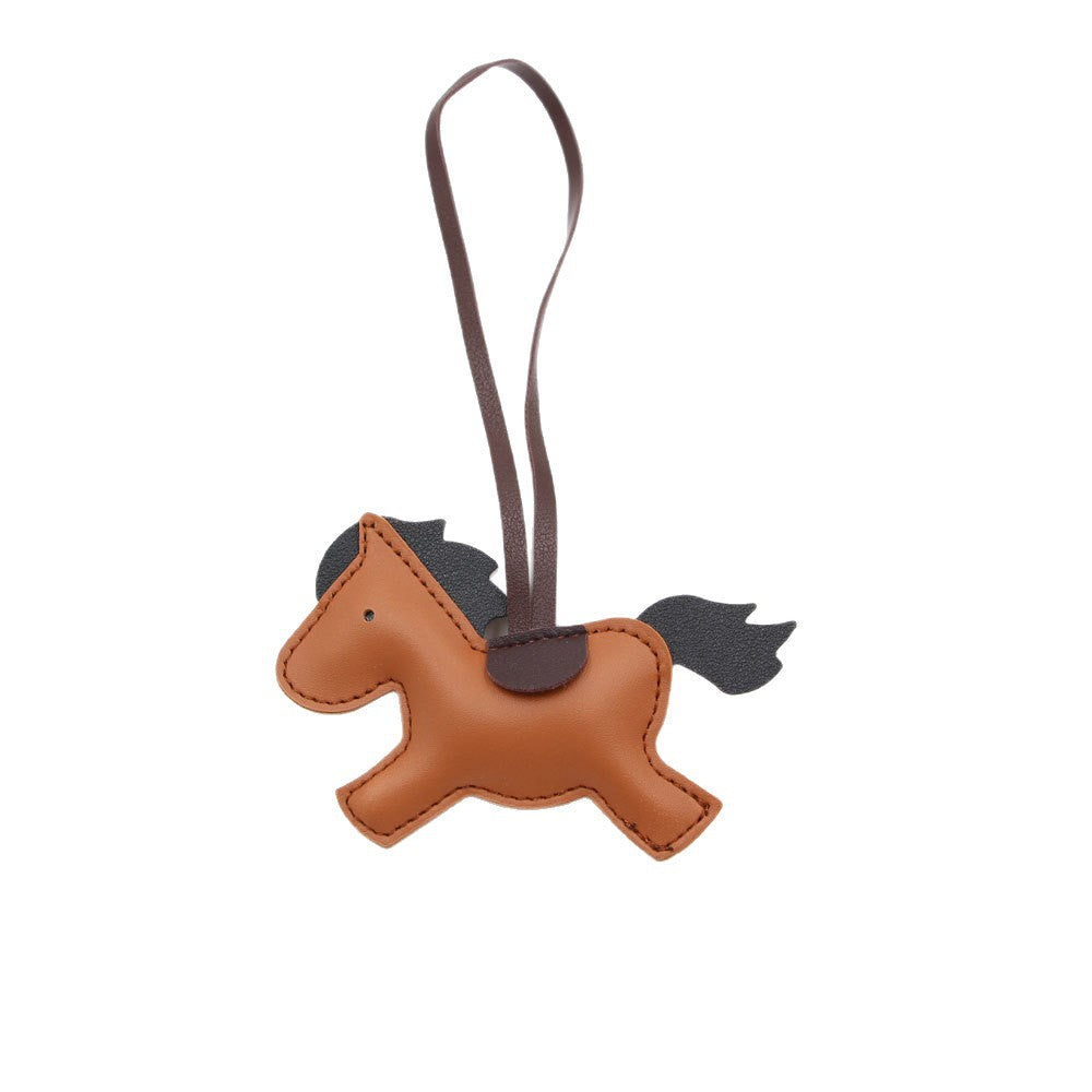 Wholesale Red Artificial Leather Pony Bag Charm Trendy Fashion Accessory For Bags Keys Boutique Resale Gift