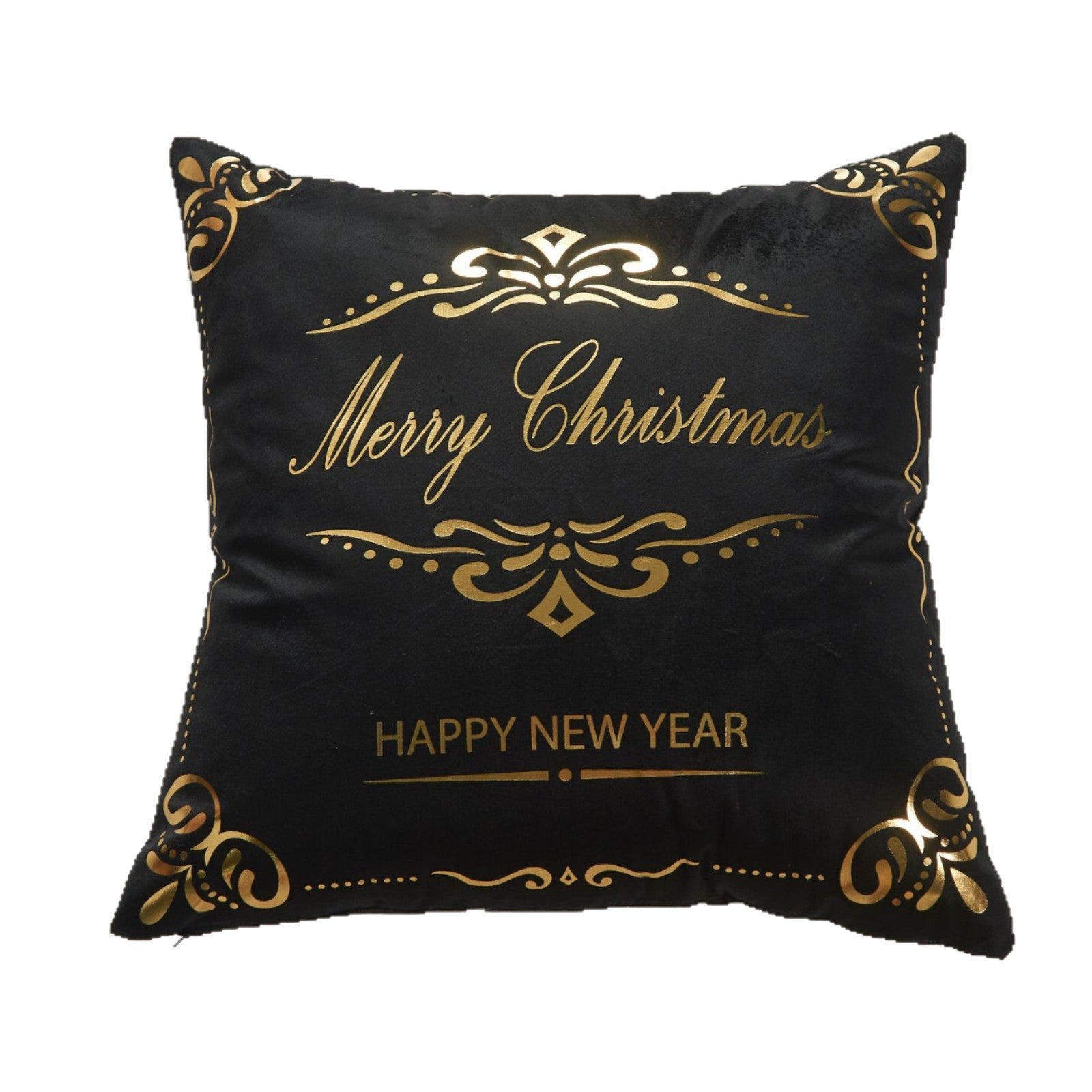 Wholesale Christmas atmosphere gold-stamping festive pillowcase