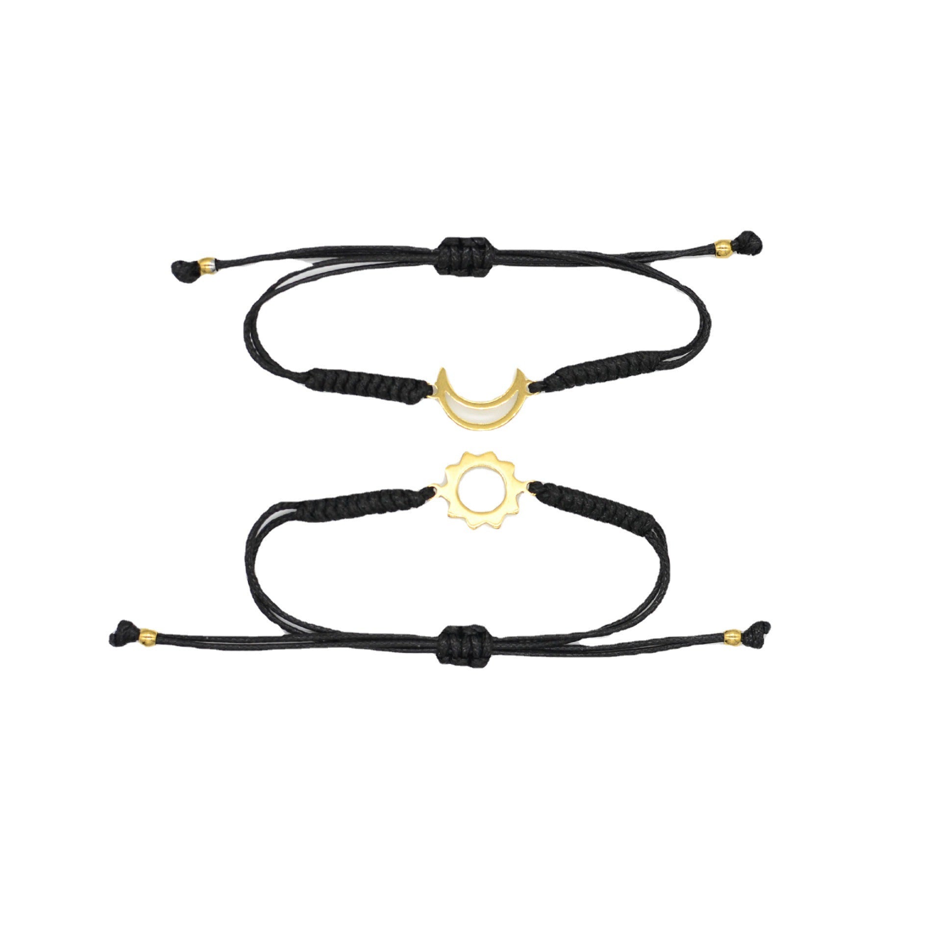 Wholesale  Day And Night Stainless Steel Bracelet Men' s And Women' s Pair