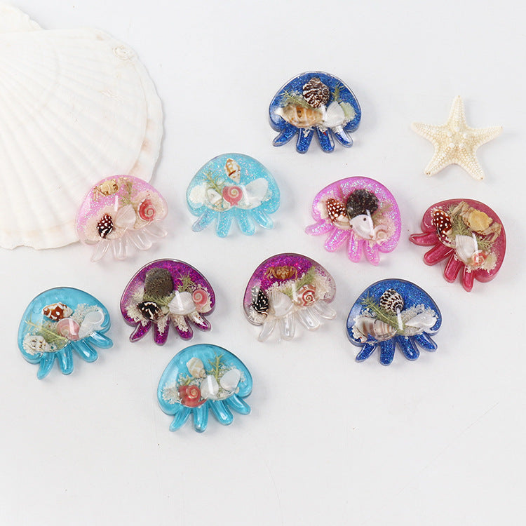 Wholesale Ocean Refrigerator Stickers Hippocampus Turtle Real Shell Starfish