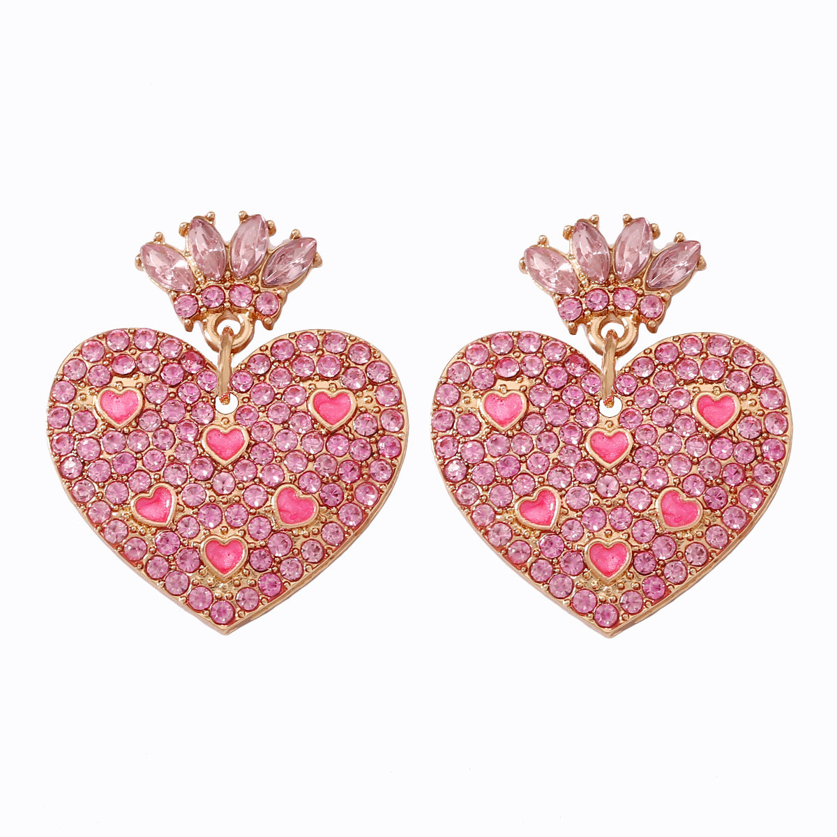 Wholesale Pearl Oil Drop Diamond Earrings