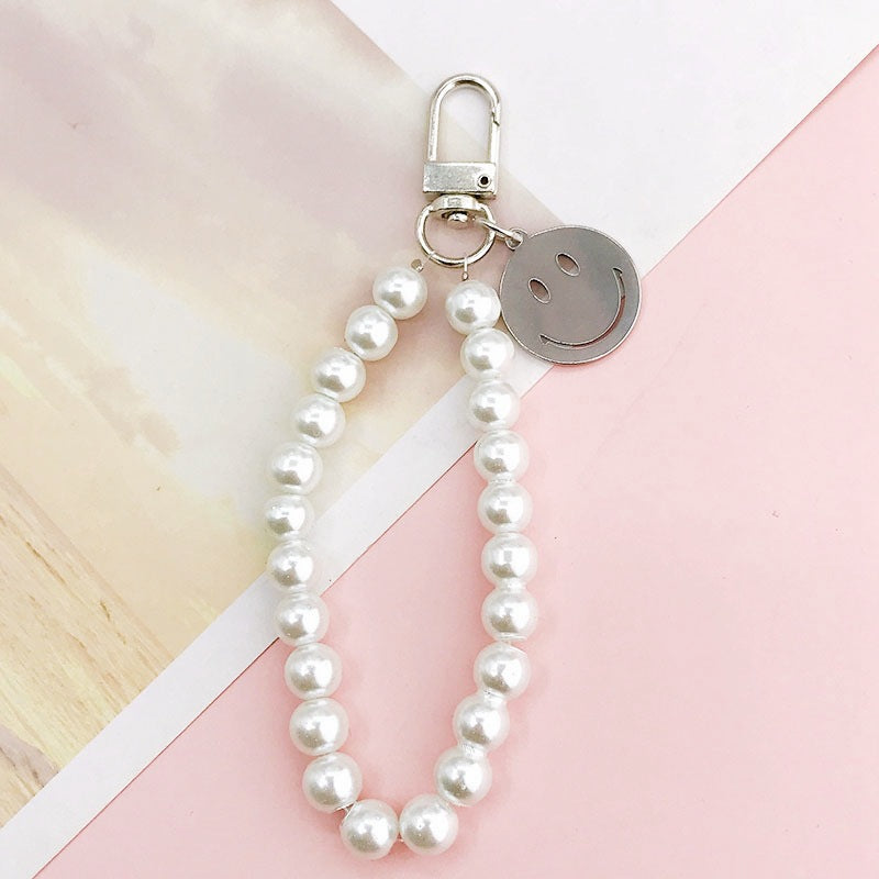 Wholesale Glass Pearl Pendants, Pentagram Pendant Chains, Mobile Phone Lanyards
