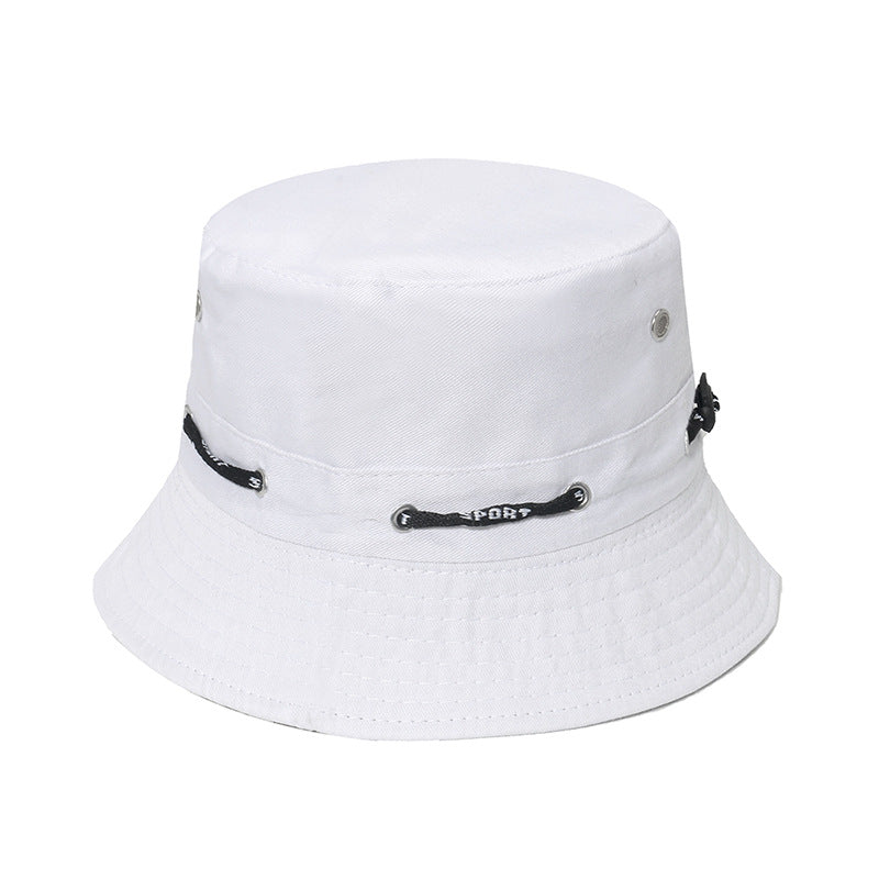 Wholesale Camouflage Drawstring Outdoor Mountaineering Travel Sunshade Polyester Fisherman Hat