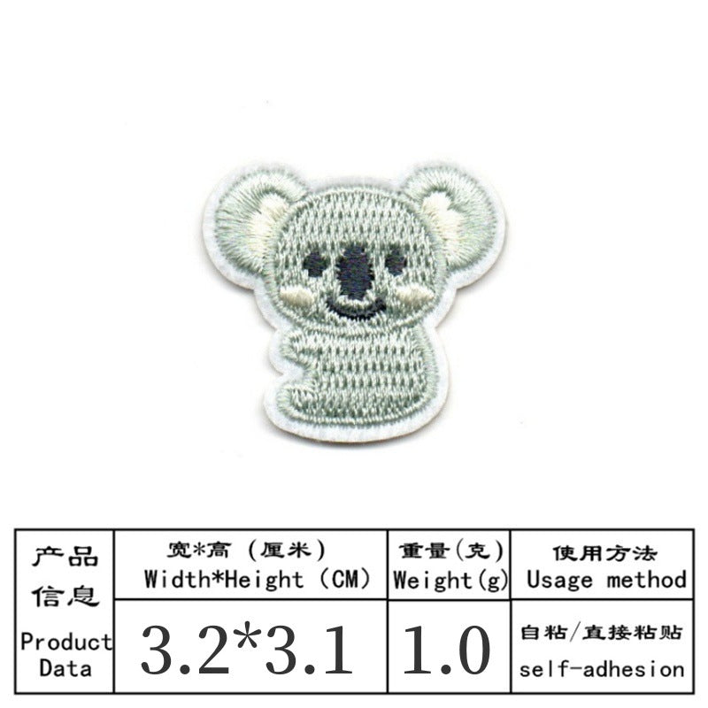 Wholesale Cartoon rabbit animal embroidery DIY Patches