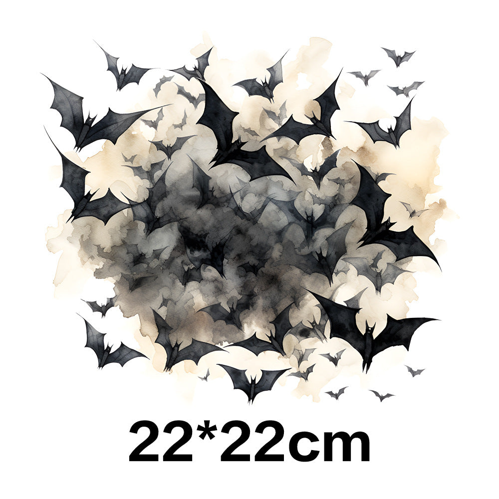 Wholesale 10pcs Halloween Black and White Horror Series UV DTF Ready to Press Transfers Wraps