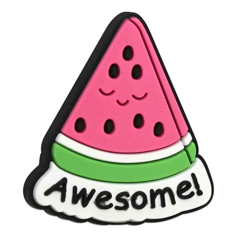 Wholesale Random 100pcs Colored phrase English through-hole Focal Beads