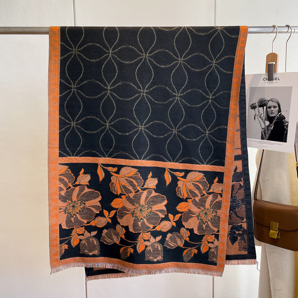 Wholesale Winter Thickened Imitation Cashmere Scarves