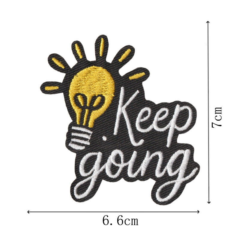 Wholesale Trendy Embroidered Patches Set Of 9 Heat Glue Backed Decorative Clothing Towel Accents For Resale