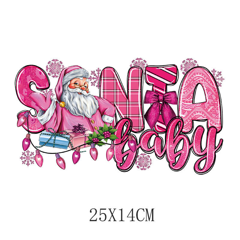 Wholesale Pink cartoon  heat transfer pattern  UV DTF Ready to Press Transfers Wraps