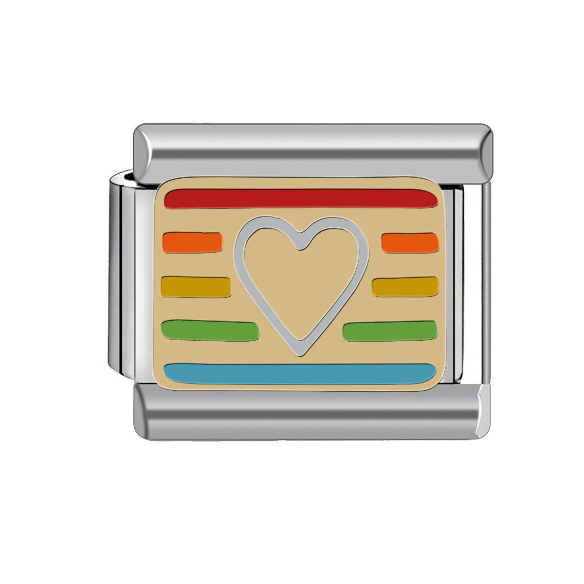 Wholesale Italian Charm Bracelet 9mm DIY Stitched Detachable Monogram Diamond Combination Bracelet