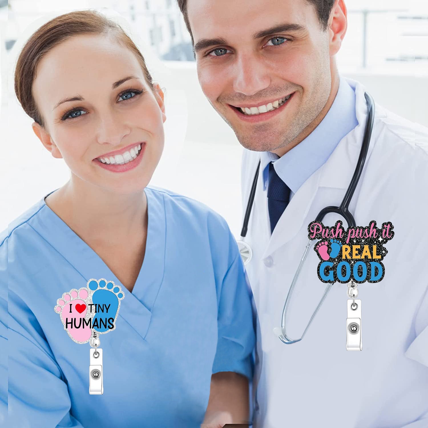 Wholesale Medical Acrylic Nurse Badge Clip