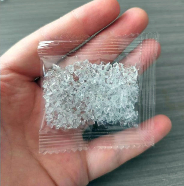 Wholesale 10pcs 5mm Plastic Bagged Simulation Broken Candy Broken Sequins Empty Tube Pen Diy Jewelry Accessories