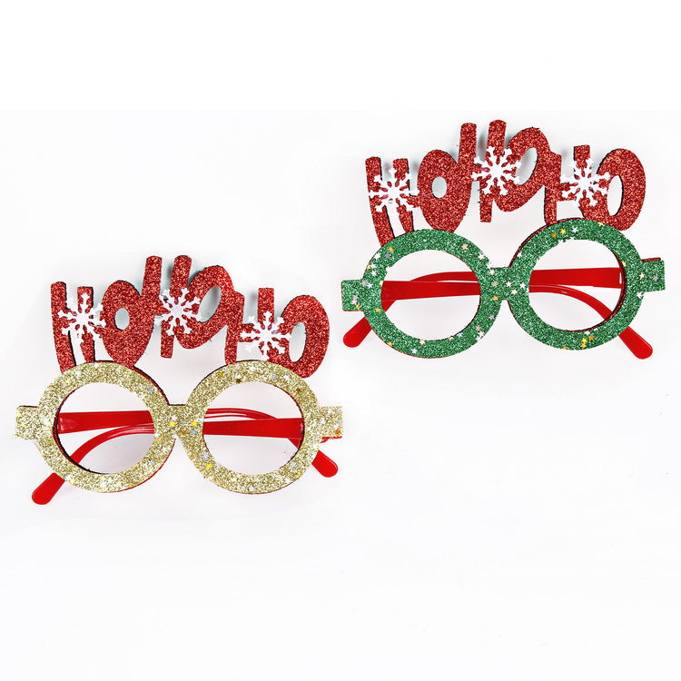 Wholesale New Christmas Decoration for Adults Kids Toys Gifts for The Elderly Snowman Antlers Creative Glasses