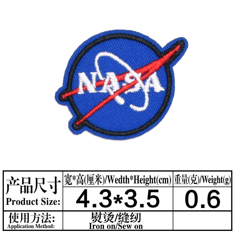 Wholesale Astronaut Planet Embroidered Patch Space Theme Sew On Cloth Badge For Clothing DIY Fashion Accessory OLY Exclusive