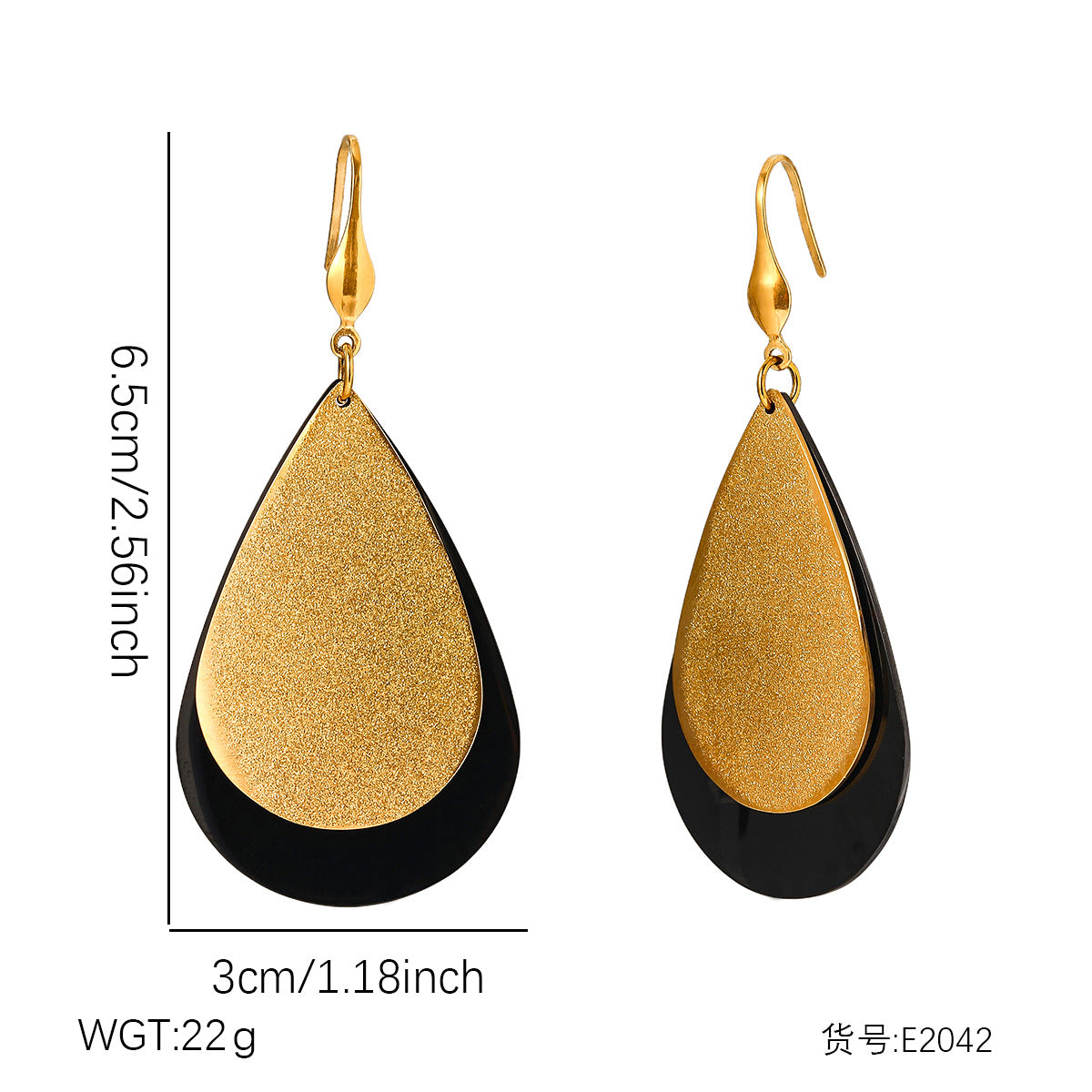 Wholesale Stainless steel jewelry set for women,  including a necklace and earrings