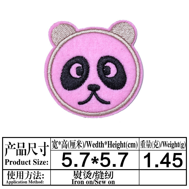 Wholesale 16 Pack Cartoon Embroidery Patch Set With Self Adhesive Backing Iron On Repair Stickers For Clothing Bags Decorative DIY Accessory Gift
