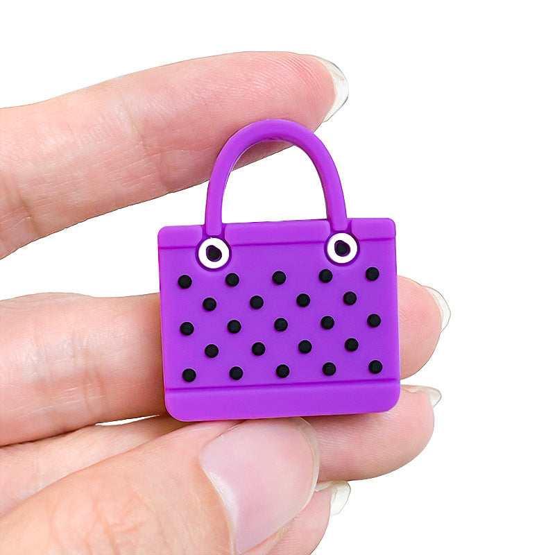 Wholesale 10pcs  Artificial Beach Bag Small Pendant DIY  Focal Beads