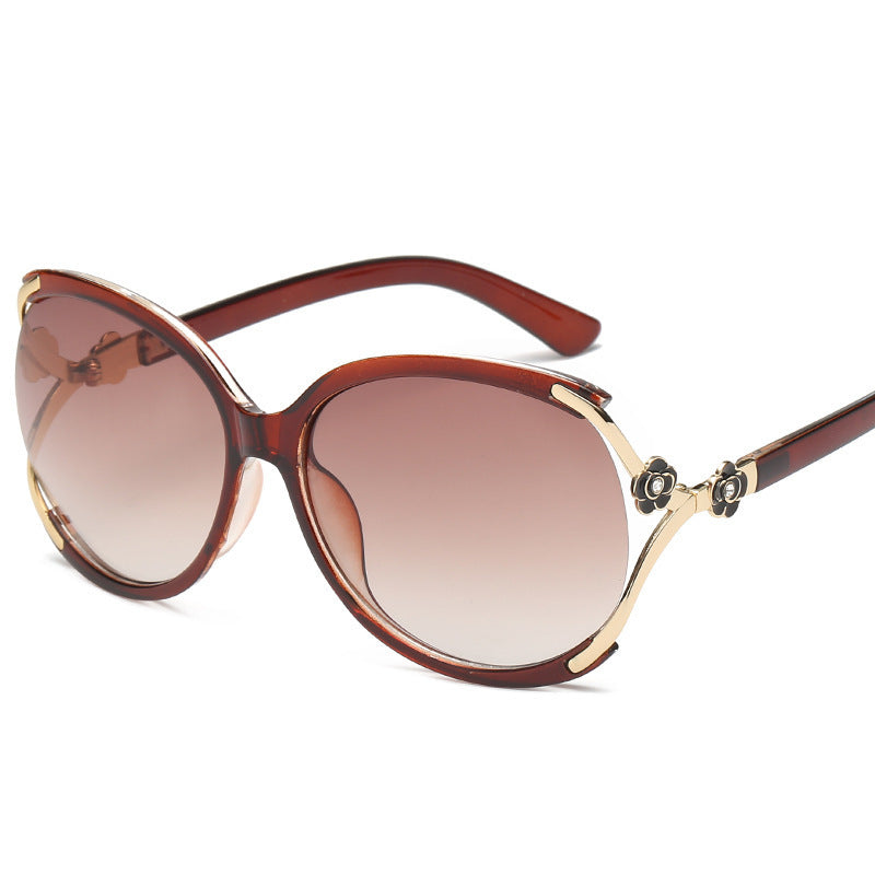 Gafas de sol de PC de gran cuadro de diamante pequeño y pequeño de diamante de diamante de diamante pequeño