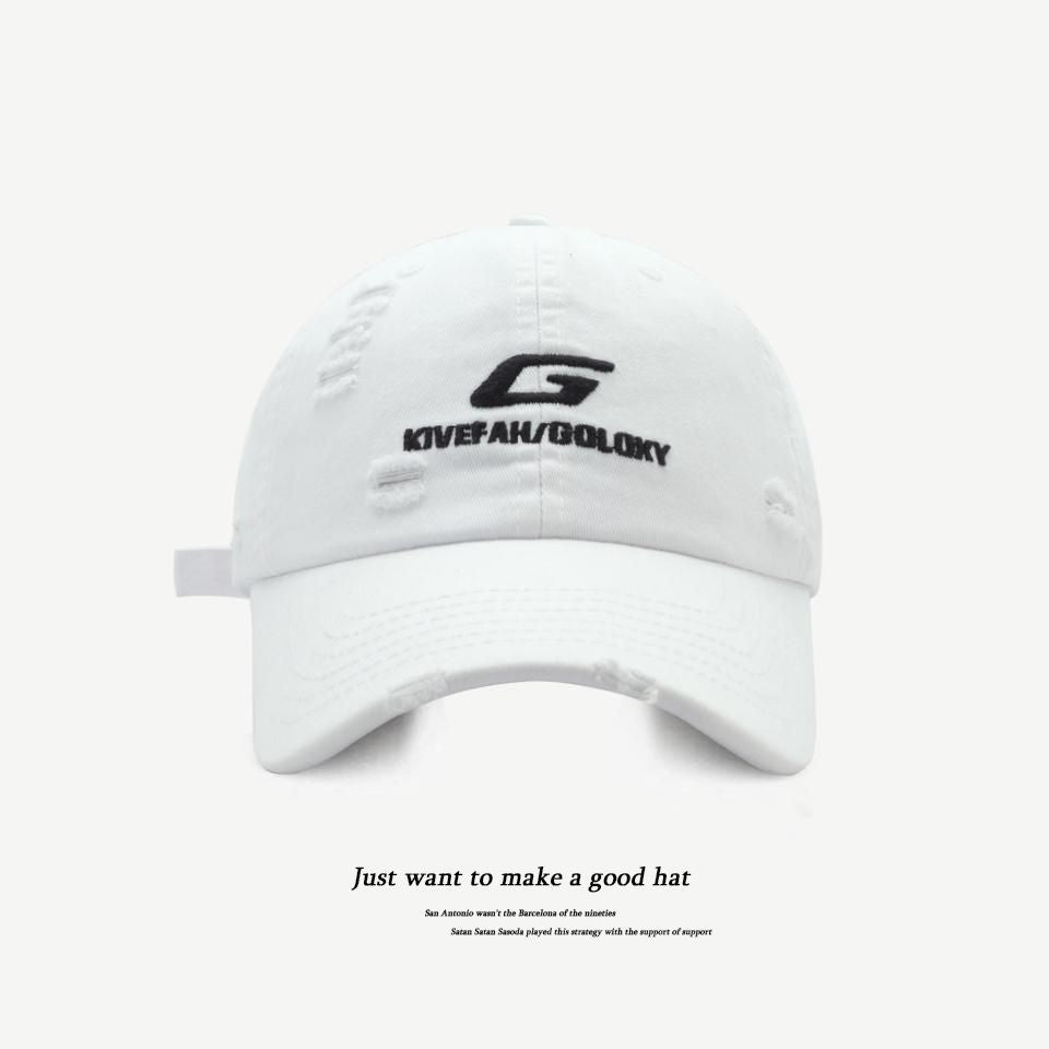 Wholesale Embroidered Hole G Letter All-match Baseball Cap