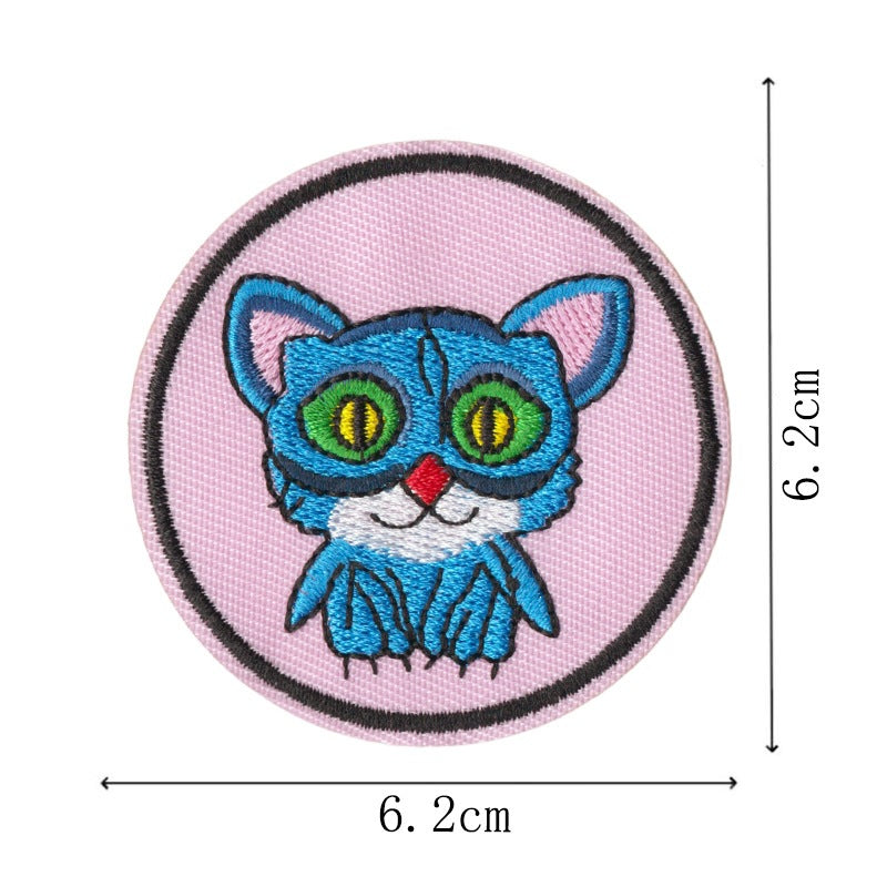 Wholesale Stylish Funny Cartoon Embroidered Iron On Patch Set Of 8 No Sew Applique For Clothing And Backpacks Fashion Accessory Boutique Resale