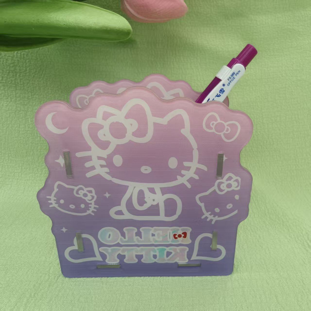 Wholesale  Creative Cute Cartoon Acrylic Pen Holder  OLY Exclusive