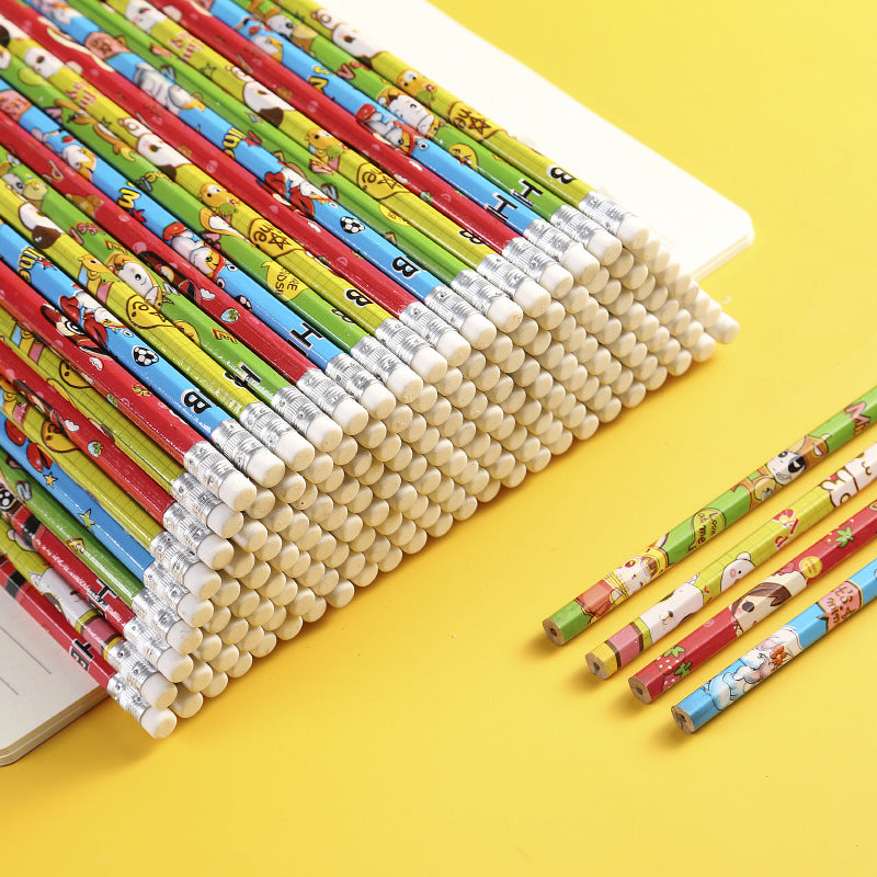 Wholesale HB Cartoon Wooden Pencils