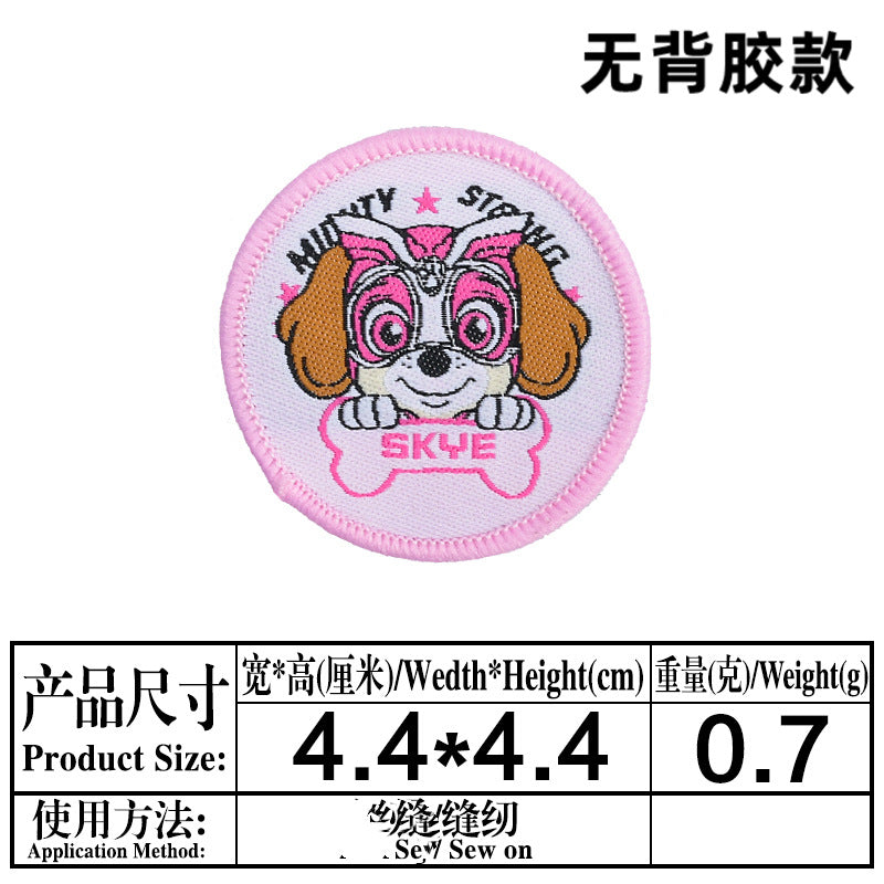 Wholesale Cute Puppy Embroidery Patches 23 Styles Cartoon Cloth Patch Set For Clothing Bags Towels Kids DIY Repair Decor Chic Fashion Accessory