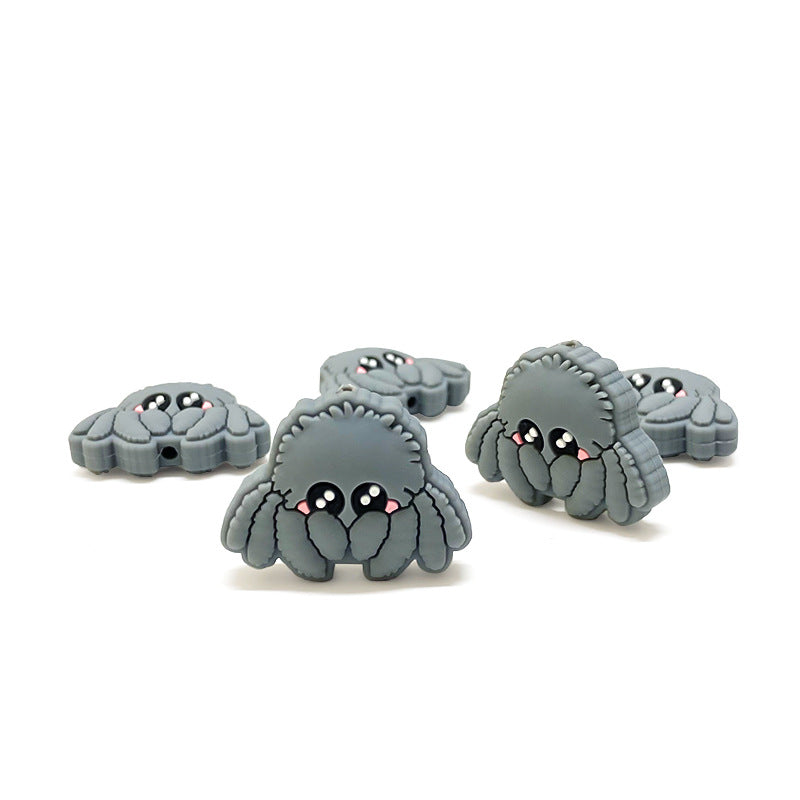 Wholesale New in stock Octopus silicone cartoon beads baby bite food grade bead accessories