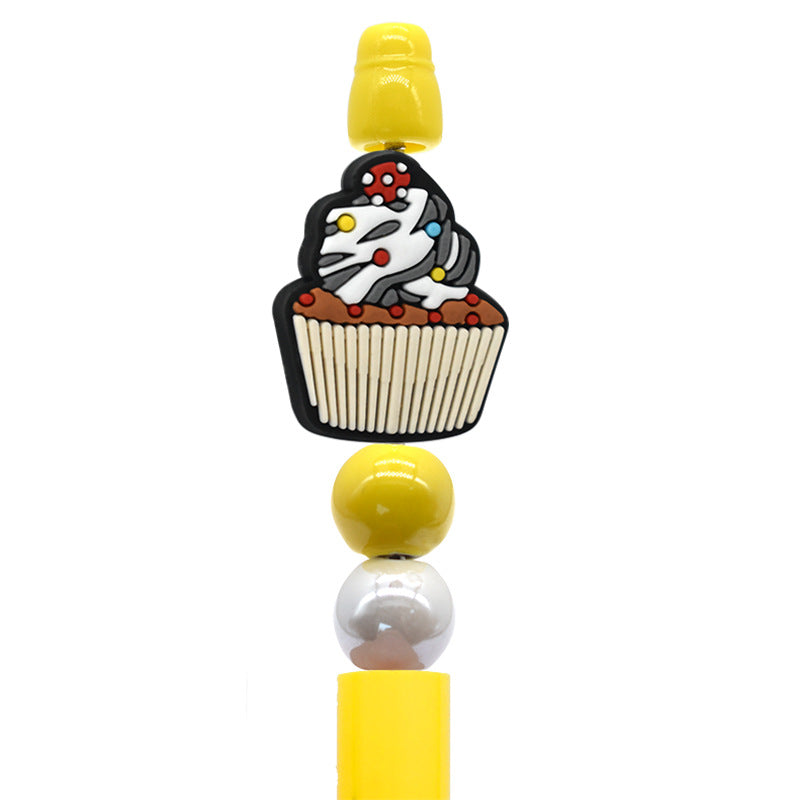 Wholesale Random 100pcs Product Donut Series Creative  Focal Beads