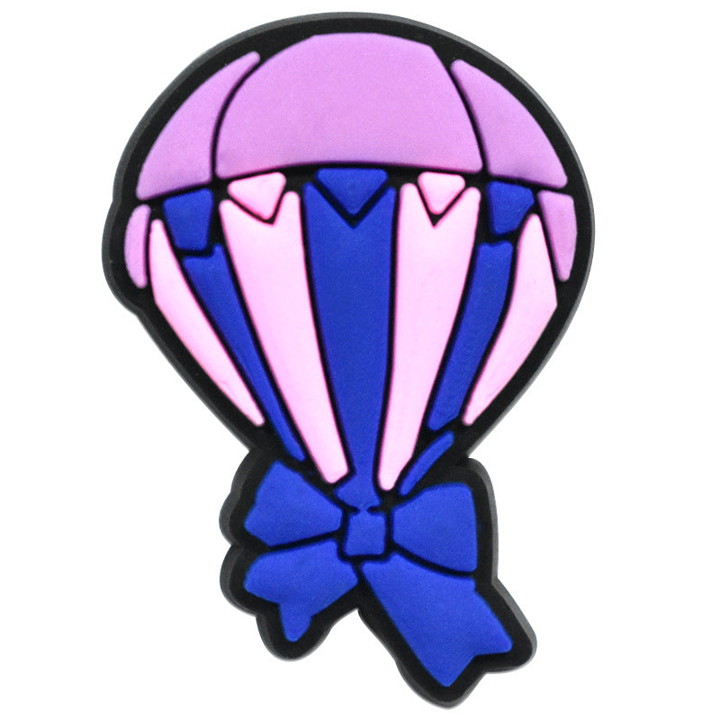 Wholesale Random 100pcs PVC Hot Air Balloon Hole Shoe Buckle DIY Accessories