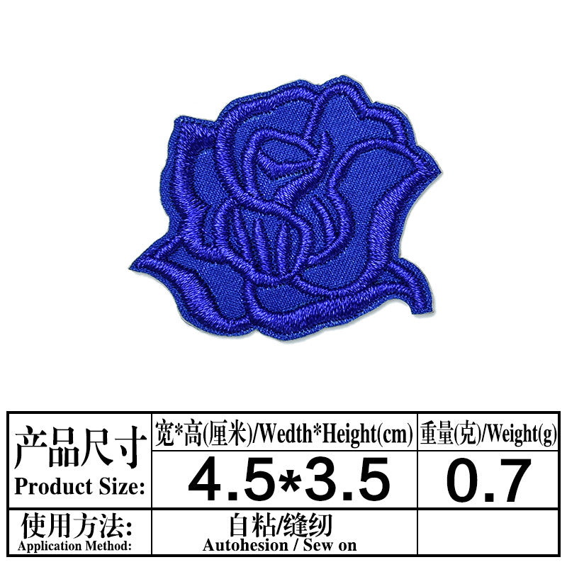 Wholesale Self Adhesive Fabric Patches For Clothing Bag Decoration DIY Craft