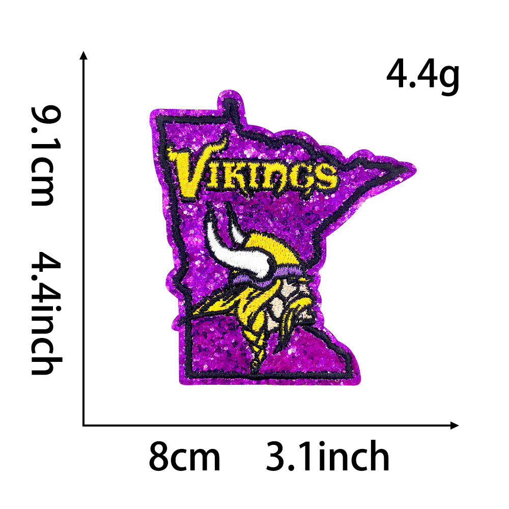 Wholesale Colorful Sports Team Series Embroidery DIY Patches  OLY Exclusive