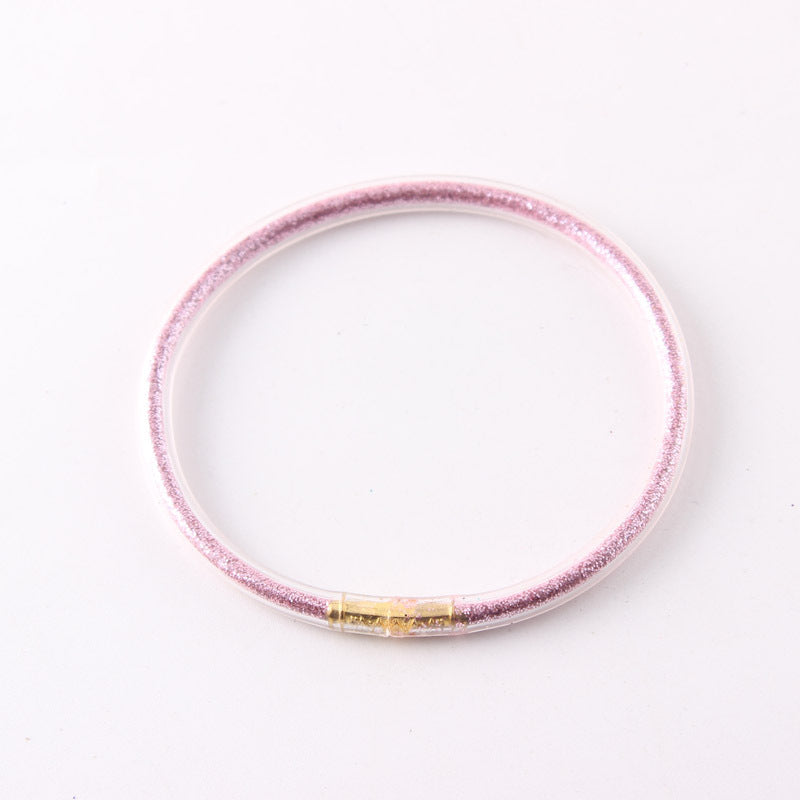 Wholesale Single-layer Gold Powder Silicone Bracelet