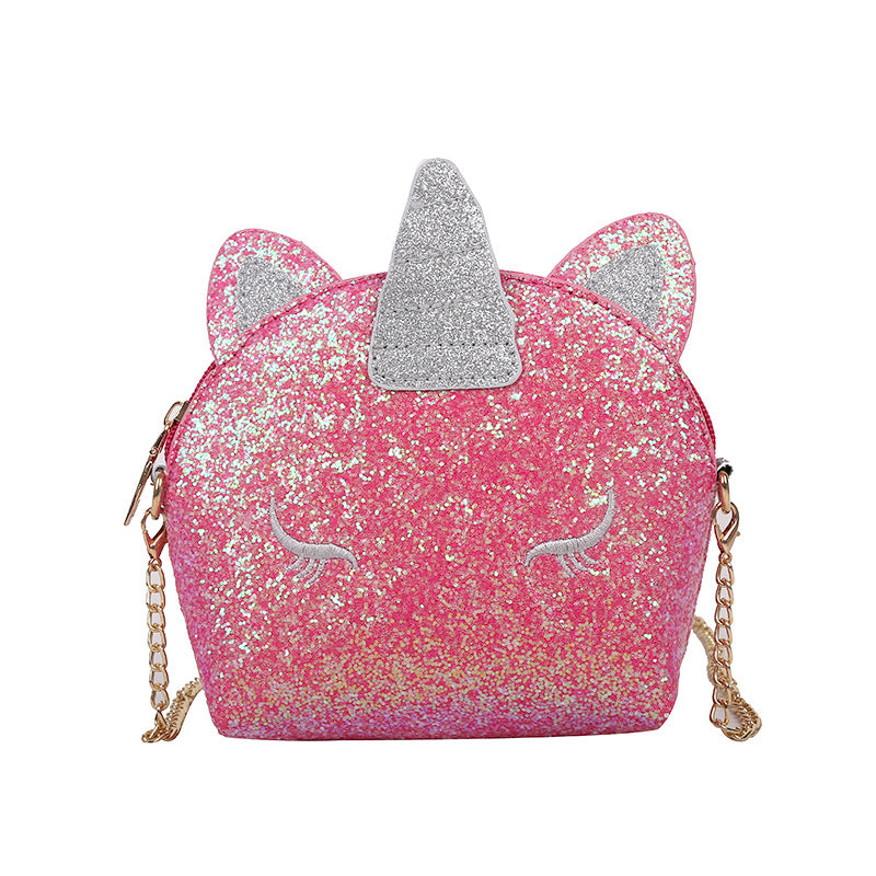 Bolsa de unicornio de lentejuelas al por mayor PU