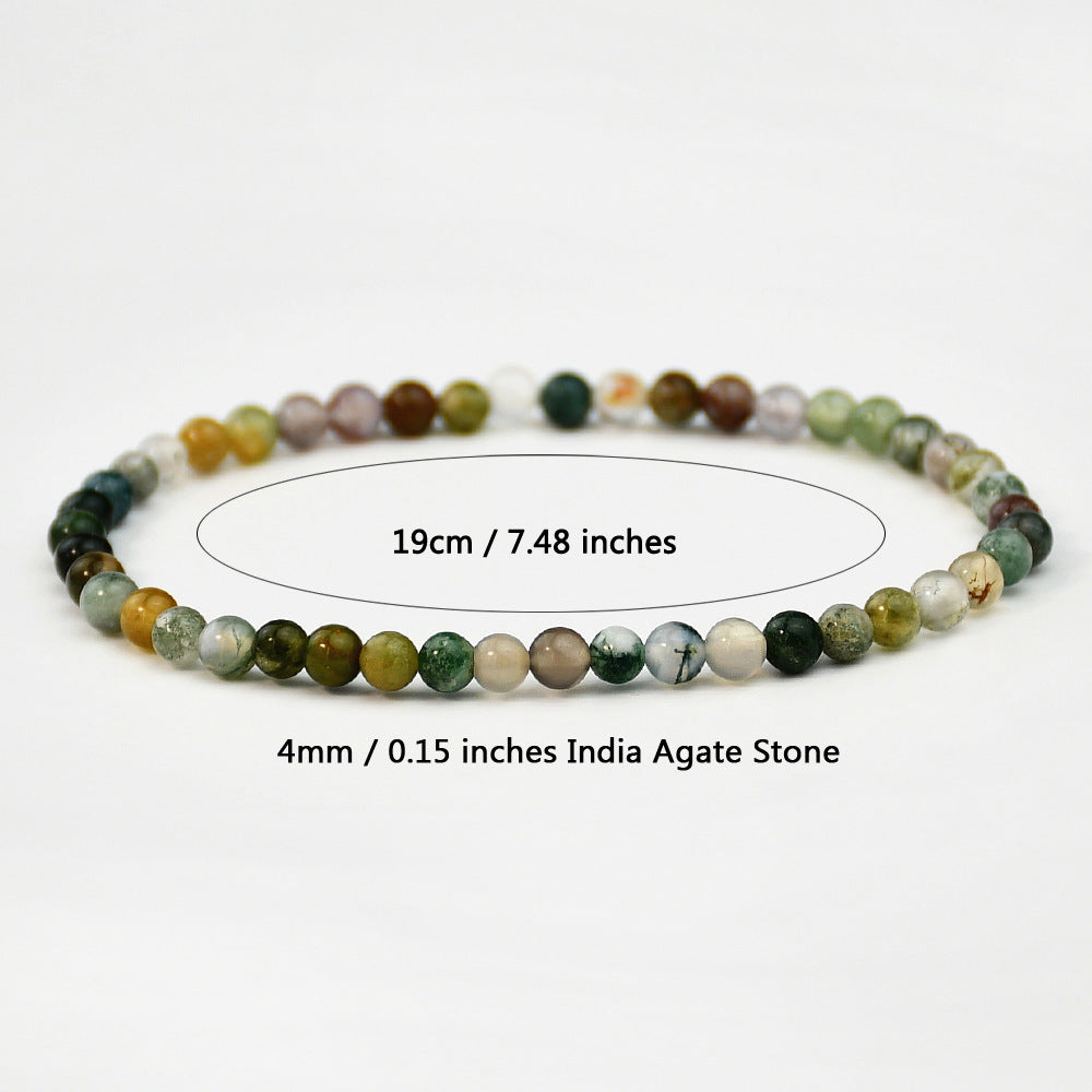 Wholesale of New Chinese Style Colorful Natural Stone Beaded Bracelets