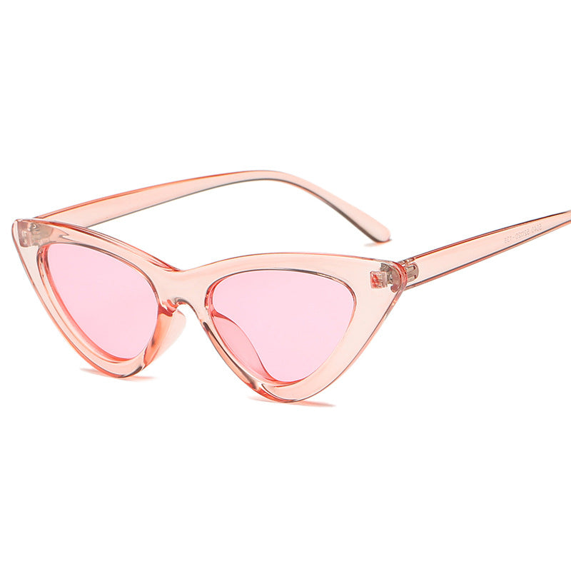 Wholesale Cat Eye Retro Hong Kong Style Trendy Sunglasses