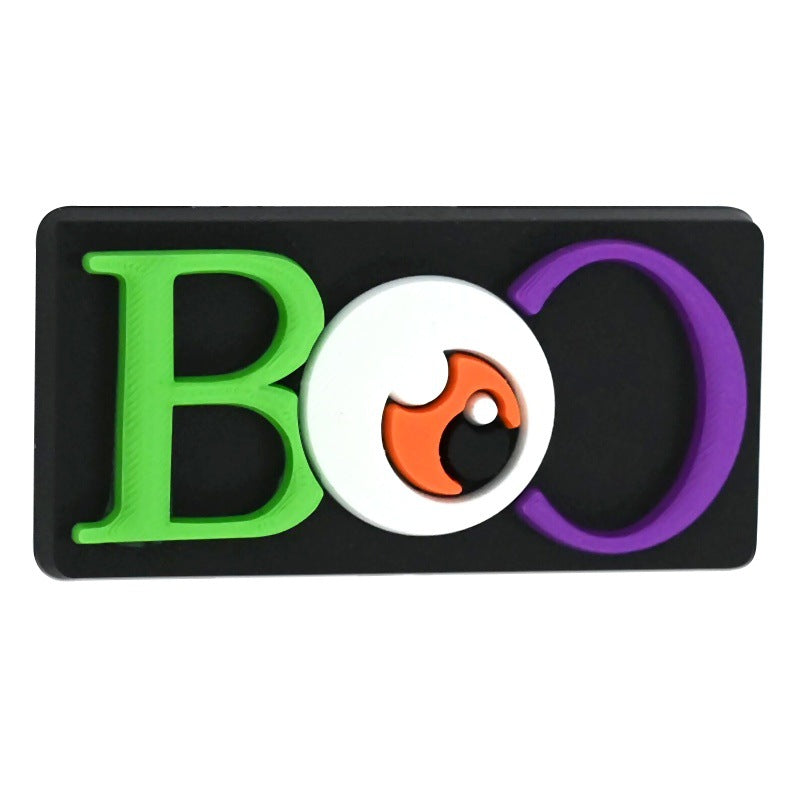 Wholesale Random 100pcs/pack  Cartoon Halloween Series PVC Soft Focal Beads