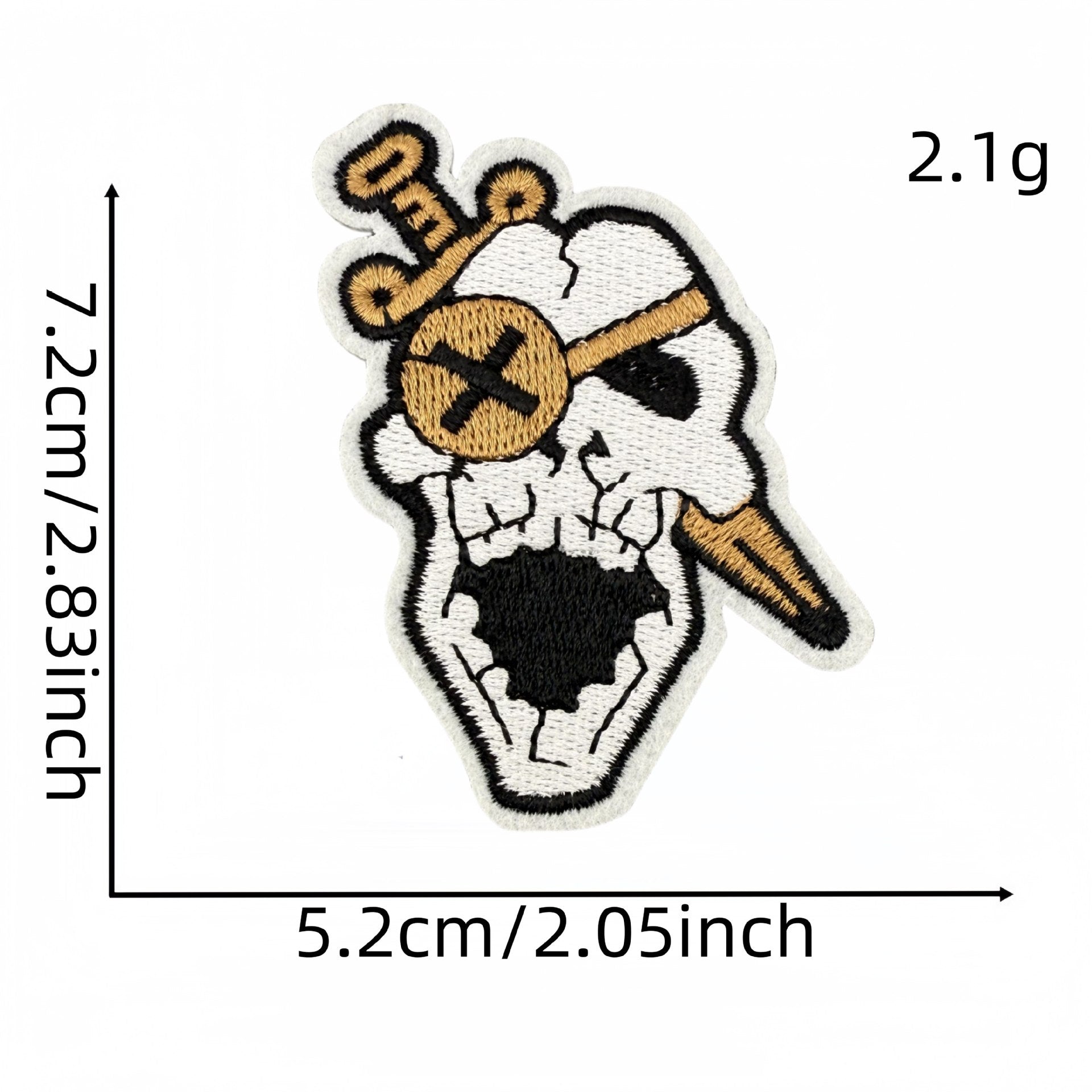 Wholesale Punk style badge brown series skull cartoon ghost