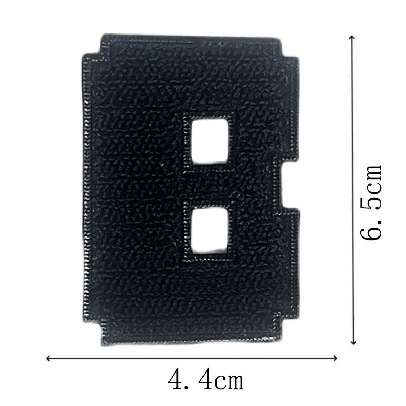 Wholesale Classic Black Embroidered Letter Patches Set Of 26 Adhesive Applique For Coat Repair DIY Craft Supply