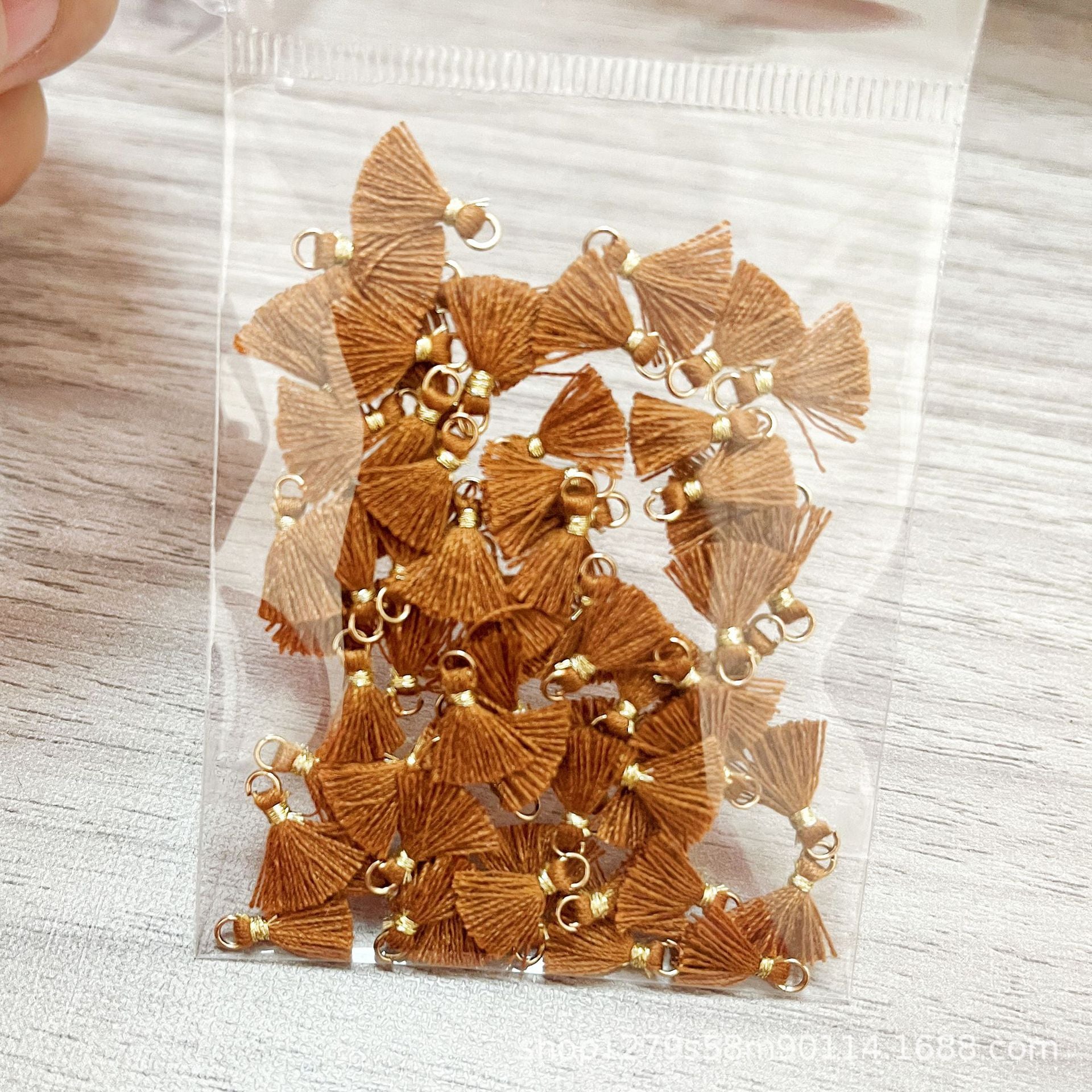 Wholesale 100PCS Mini Cotton Tassel  Earrings Hair Accessories Bracelet