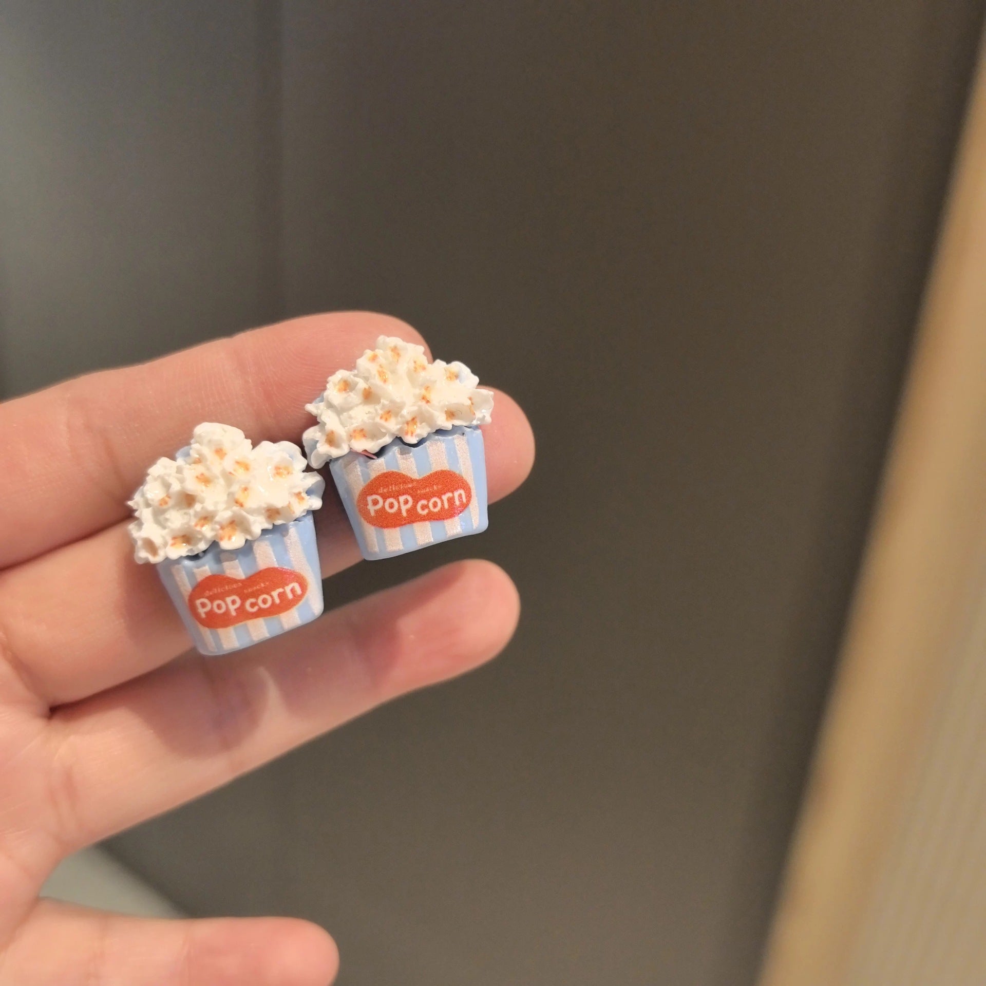 Wholesale Handmade new 925 silver needle popcorn earrings