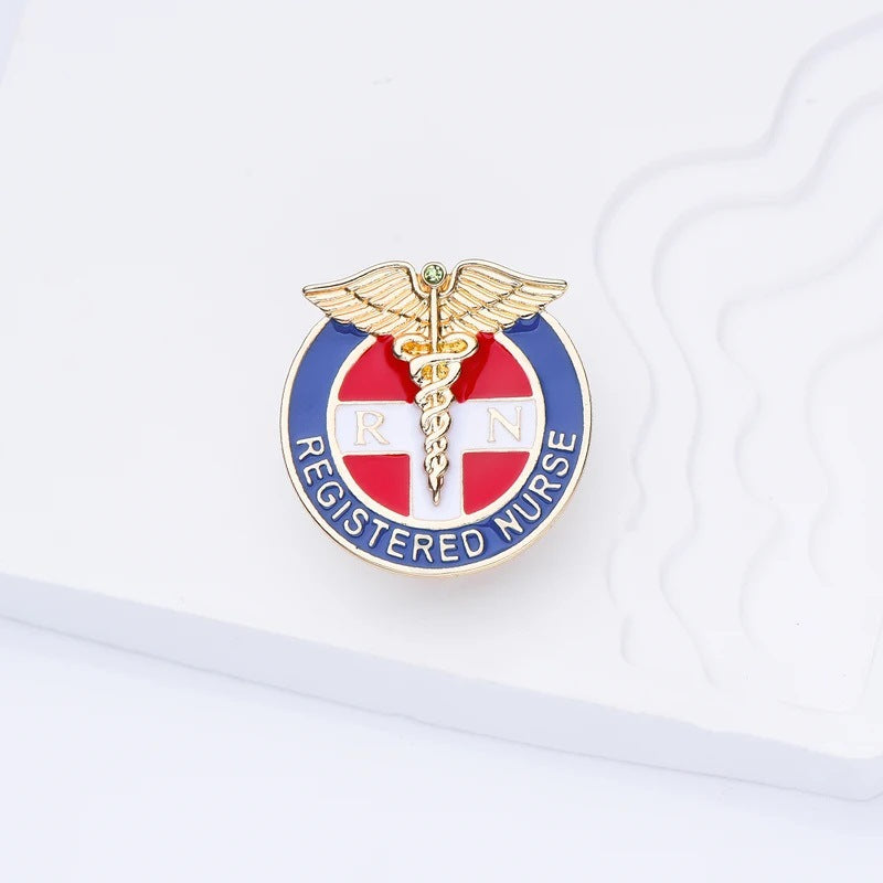 Wholesale RN First Aid Medical Star of Life Brooch Badge Accessories