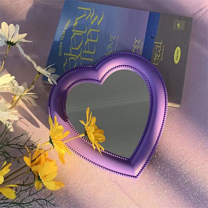 Wholesale Valentine's Day Love Plastic Vanity Mirror