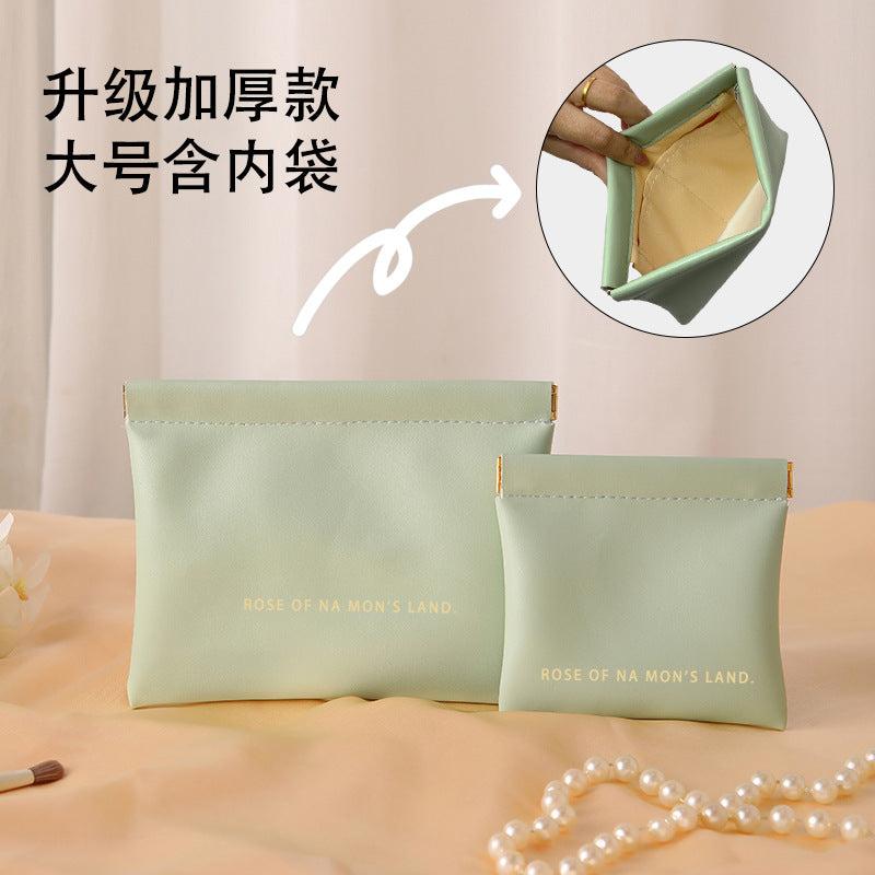 Wholesale Mini portable storage bag with automatic closure of shrapnel